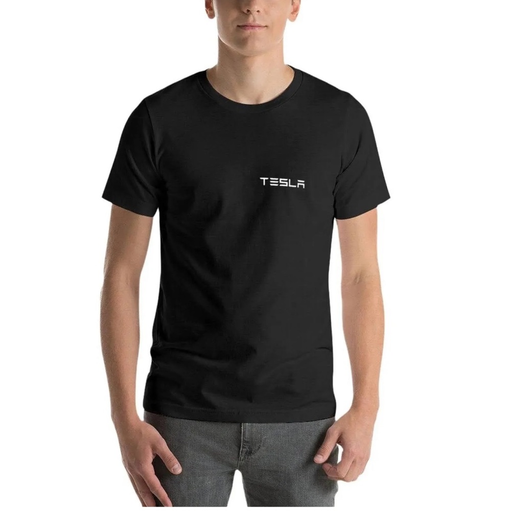 Tesla Shirts | Tesla Men’s Black Official Tee